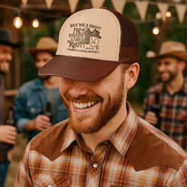 Köp mig ett Shot Tying Knot Cowboy Bachelor Party Keps
