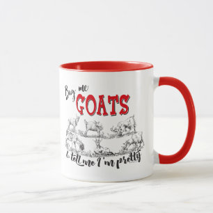 Köp mig getter Säg att jag är Söt GetYerGoat™ Mugg