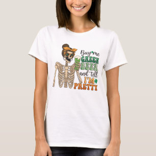 Köp mig Grönt Beer - Skeleton St. Patrick's Day T Shirt