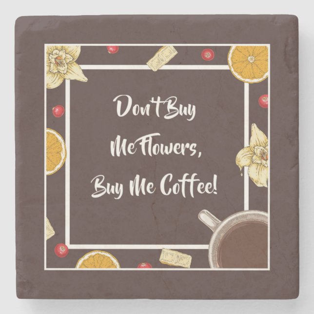 KÖP MIG KOFFEE... STONE-UNDERLÄGG STENUNDERLÄGG (Framsidan)