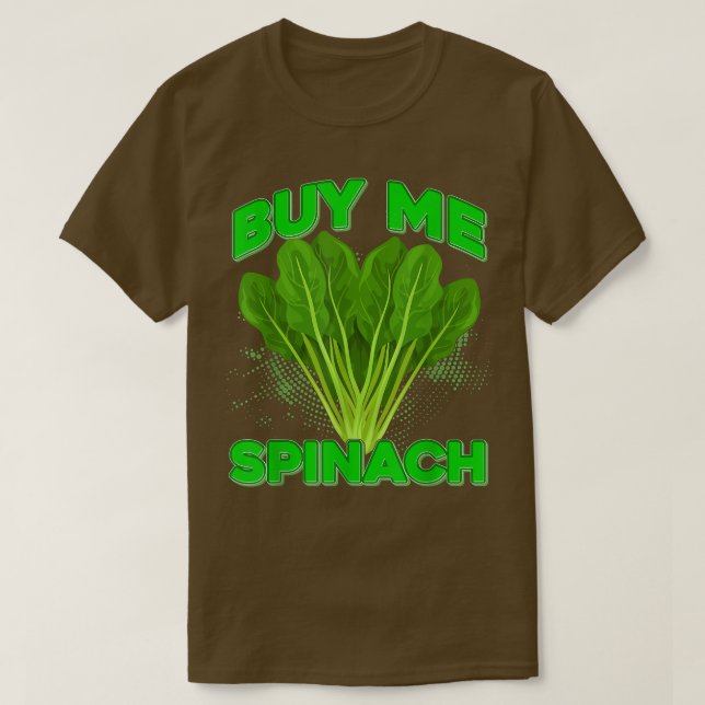 Köp mig Spinach Plant Vegan Vegetarians Spinach T Shirt (Design framsida)