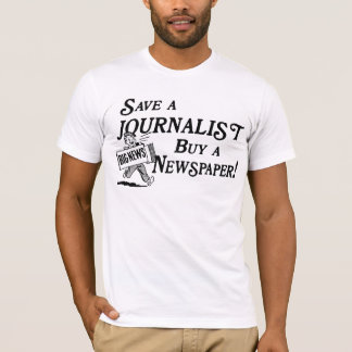 Köp Newspaper Spara Journalist T-Shirt