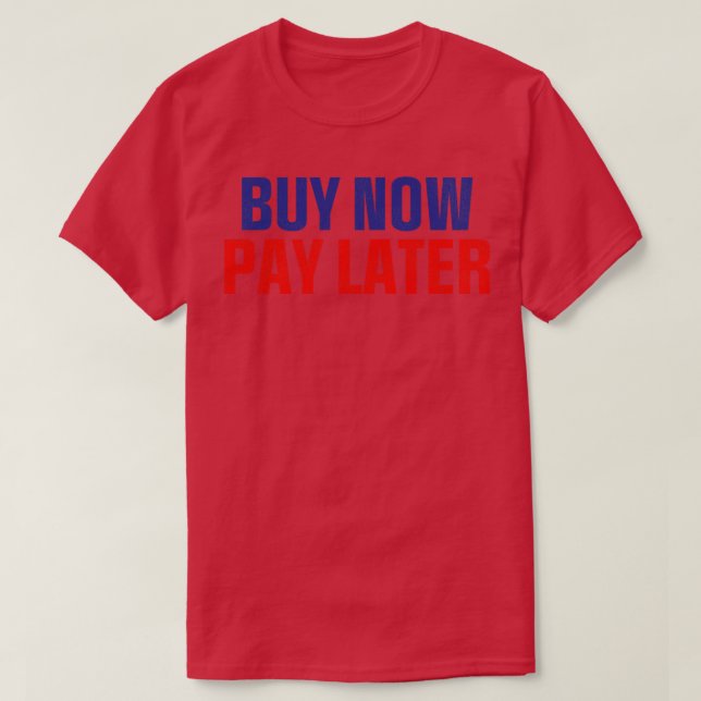 Köp nu Betala senare T Shirt (Design framsida)