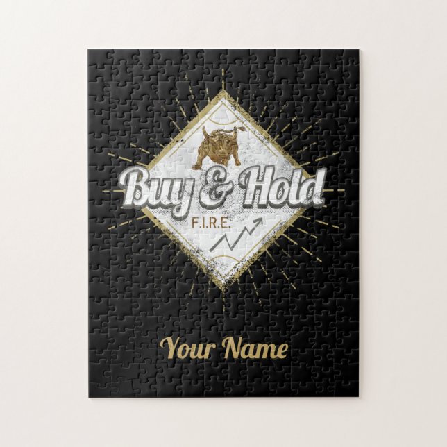 Köp och behåll Trader Bull köper in dip Investor Pussel (Vertikal)