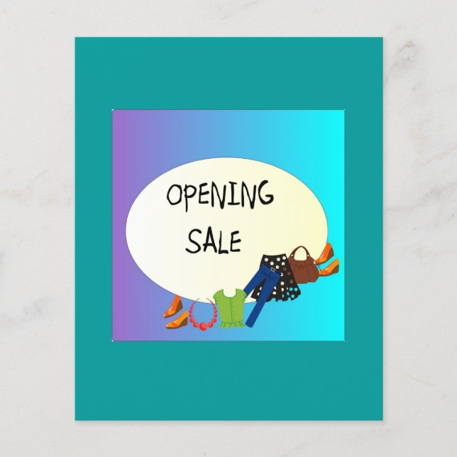 Köp öppningsförsäljning > Flyer (Framsidan)