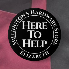 Köp personal här för att få hjälp-knappmärke knapp