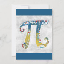 Köp Pi-symbolhälsningskort