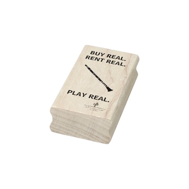 Köp Real Clarinet Musical Instrument Tech Stämpel (Stämpel)