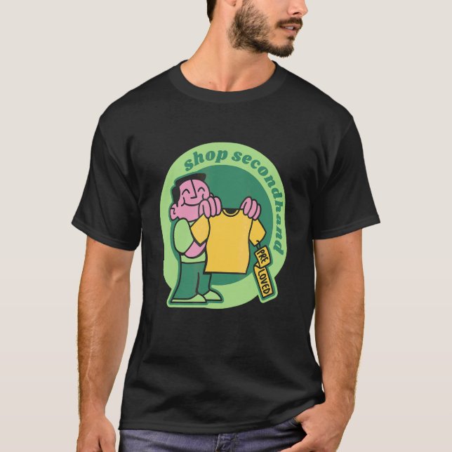 Köp Secondhand Loppis Hippies 70talet T Shirt (Framsida)