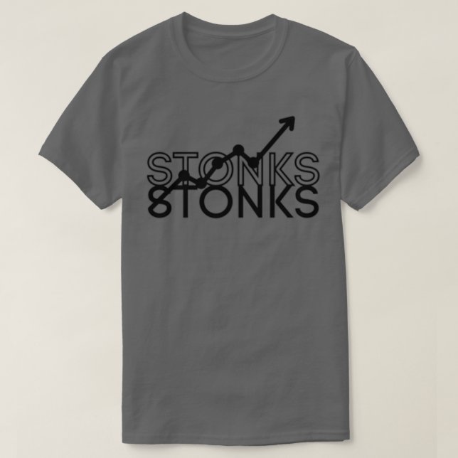 Köp Stonks Lagrar Trading Money Crypto T Shirt (Design framsida)
