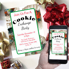 Köp till Cookie Exchange-julfest Inbjudningar