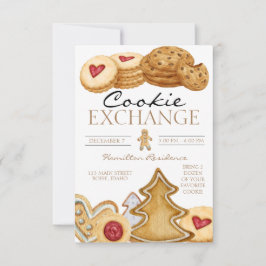 Köp till jul-cookie-Exchange Inbjudningar