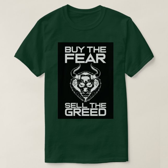 KÖPA DEN RÄDDA FÖRSÄLJNINGEN GREED T SHIRT (Design framsida)