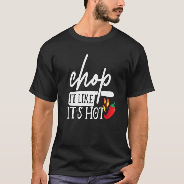 Kopa den som Hetten Pepper Funny Chef Humor Costu T Shirt (Framsida)