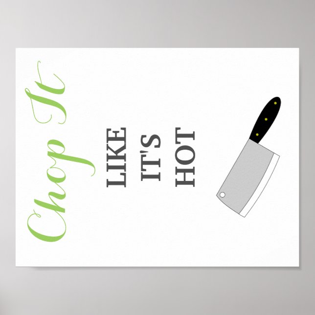 Kopa det som om det är Hett köksdeka Poster (Framsidan)