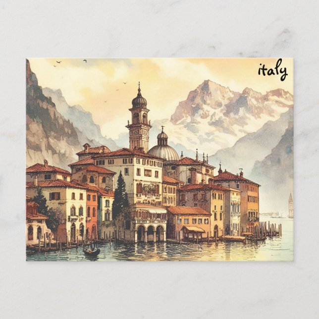 köpa karta italien massutskick vykort (Framsida)