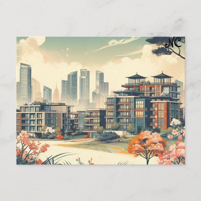 köpa massutskick postkort North Carolina Vykort (Framsida)