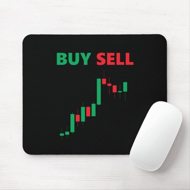 Köpa Sälja - Aktie Forex Marknad Valutahandlare Musmatta (Med mus)
