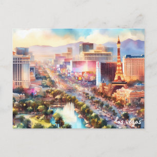 köpa vatten Resa Vintage las vegas vykort