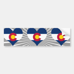 KöpColorado flagga Bildekal