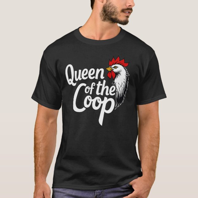 Kopdrottning - Chicken Mamma Chef T Shirt (Framsida)