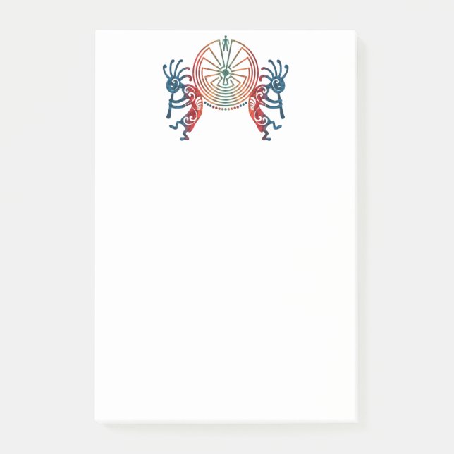 KOPELLI / MAN I MAZE + dina idéer Post-it Block (Framsida)