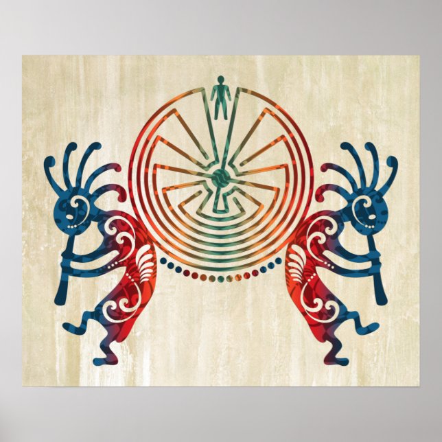 KOPELLI / MAN I MAZE + dina idéer Poster (Framsidan)