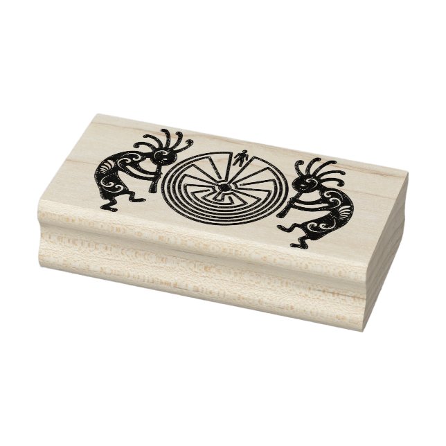 KOPELLI / MAN I MAZE guld + dina idéer Stämpel (Stämpel)