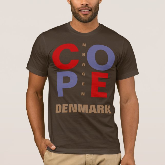 KÖPENHAGEN DANMARK T SHIRT (Framsida)