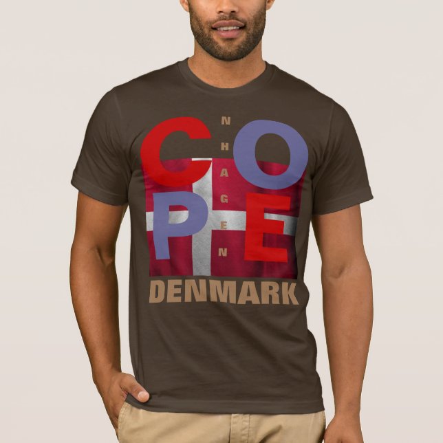 KÖPENHAGEN DANMARK T SHIRT (Framsida)