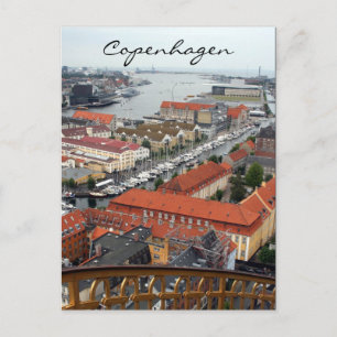 kopenhagen-hamn vykort