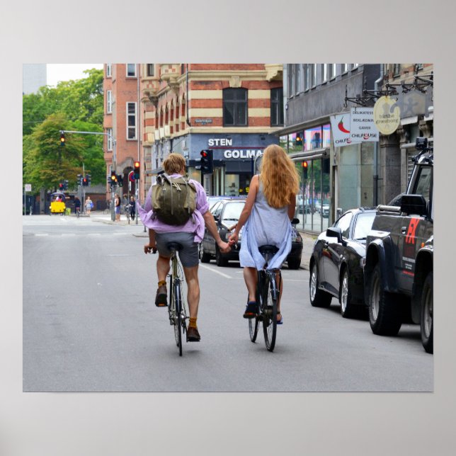 Köpenhamn Älskare om cyklar Poster (Framsidan)