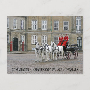 Köpenhamn/Amalienborgs slott vykort! Vykort