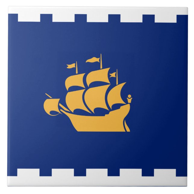 Köpenhamn är inte korrekt, det ska vara Québec Cit Kakelplatta (Framsidan)