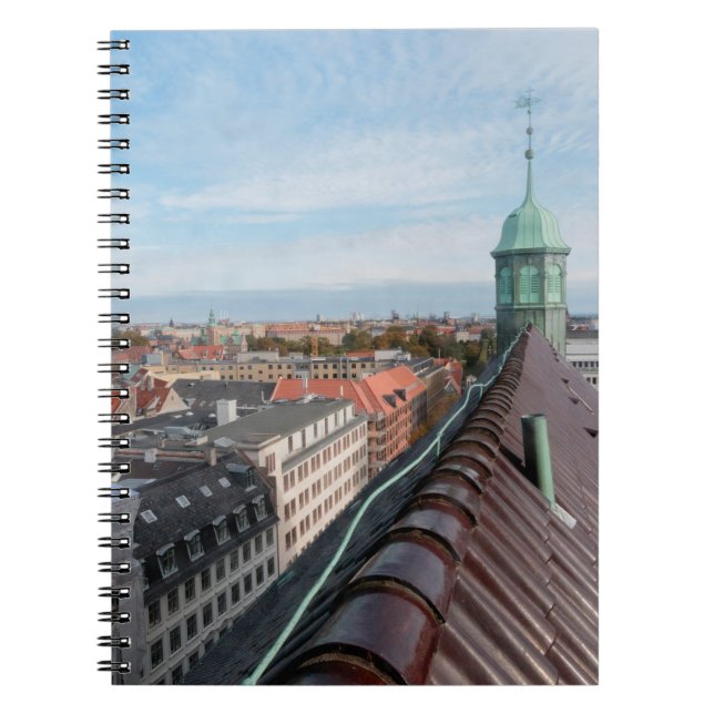 Köpenhamn Cityscape Anteckningsbok (Framsidan)