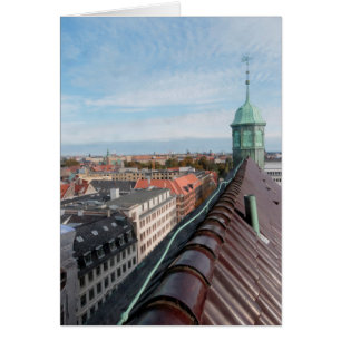 Köpenhamn Cityscape Hälsningskort