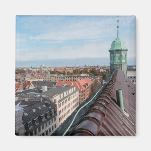 Köpenhamn Cityscape Magnet (Framsidan)