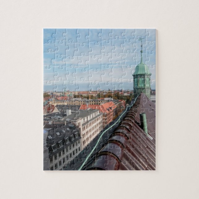 Köpenhamn Cityscape Pussel (Vertikal)
