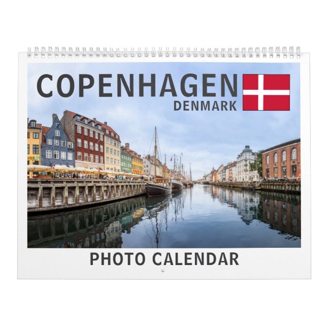 Köpenhamn Danmark 2026 Kalender (Omslag)