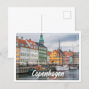 Köpenhamn, Danmark - Charming Scandinavian Vykort
