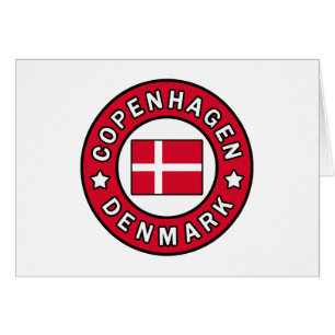 Köpenhamn Danmark Hälsningskort