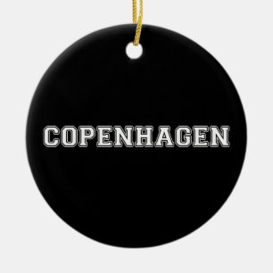Köpenhamn Danmark Julgransprydnad Keramik