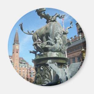 Köpenhamn Danmark Magnet