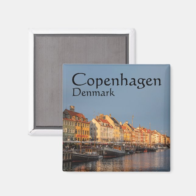 Köpenhamn Danmark Magnet (Front/Back)