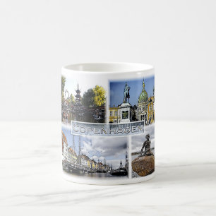Köpenhamn - Danmark - Mosaic - Kaffemugg