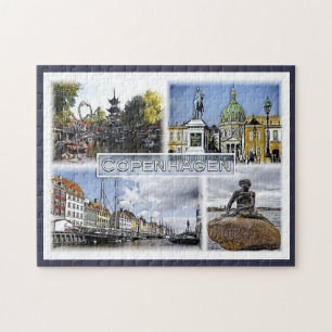 Köpenhamn - Danmark - Mosaic - Pussel