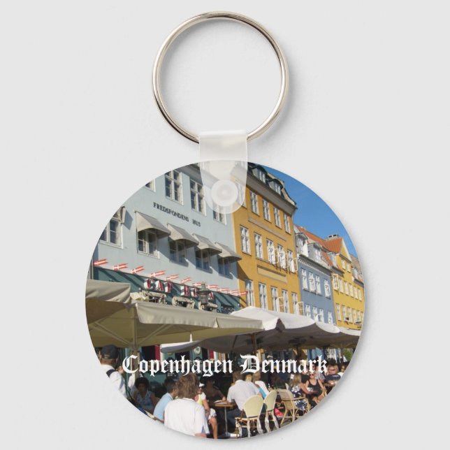 Köpenhamn, Danmark Nyckelring (Framsida)