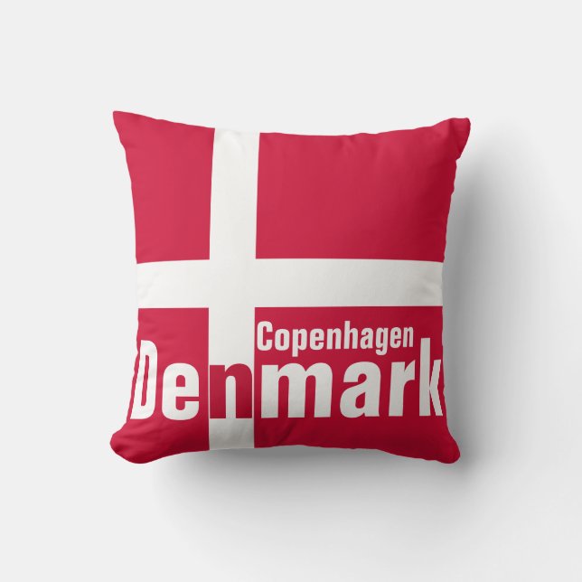 Köpenhamn, Danmark Pillow Kudde (Framsida)
