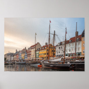 Köpenhamn Danmark Poster