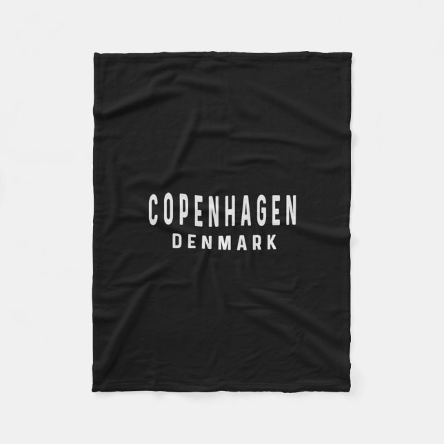 Köpenhamn Danmark - Resa Semester Fritid Semester  Fleecefilt (Framsidan)